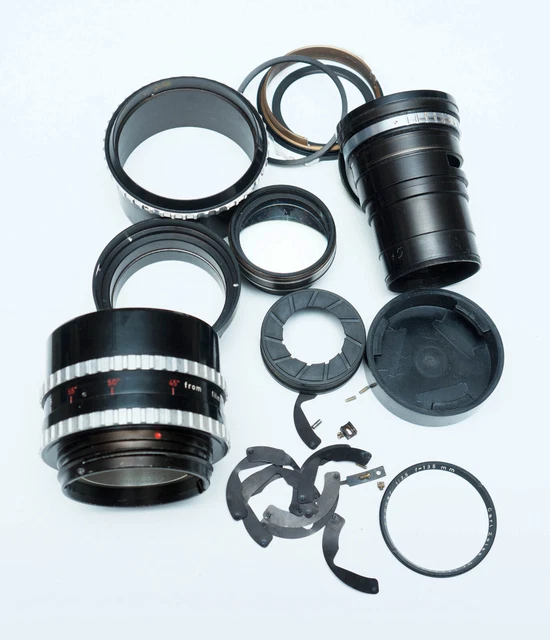 PARTS/REPAIR ZEISS JENA Sonnar 135mm f/3.5 Lens Hasselblad 1000F Medium