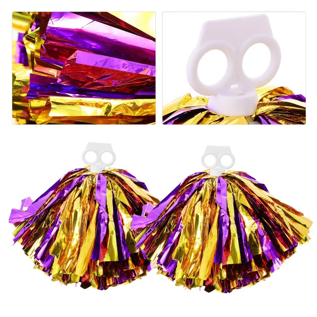 2 Pcs The Pet Cheerleading Lattes Cheerleaders Pom Poms Pompons