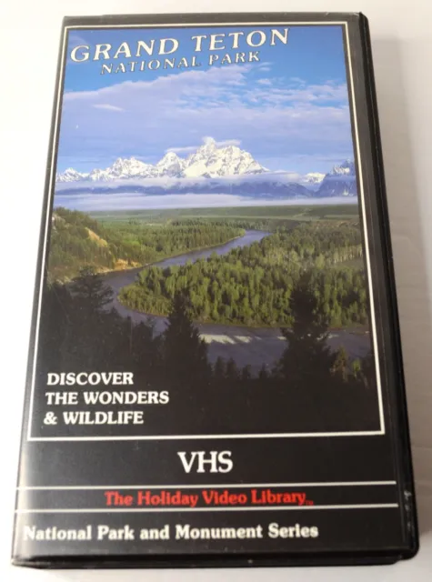 VINTAGE GRAND TETON National Park Holiday Video Library Vhs Tape $9.99 ...