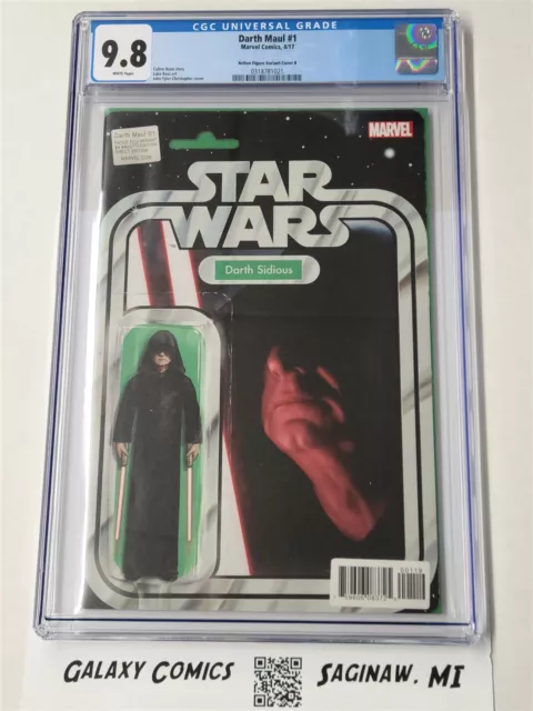 Star Wars: Darth Maul #1 - CGC 9.8 - JTC Exclusive Action Figure Variant