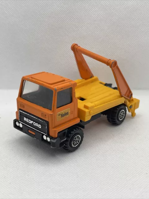 Vintage Matchbox Super Kings Bedford  Hales Skip Truck Commercial Vehicle - 1977