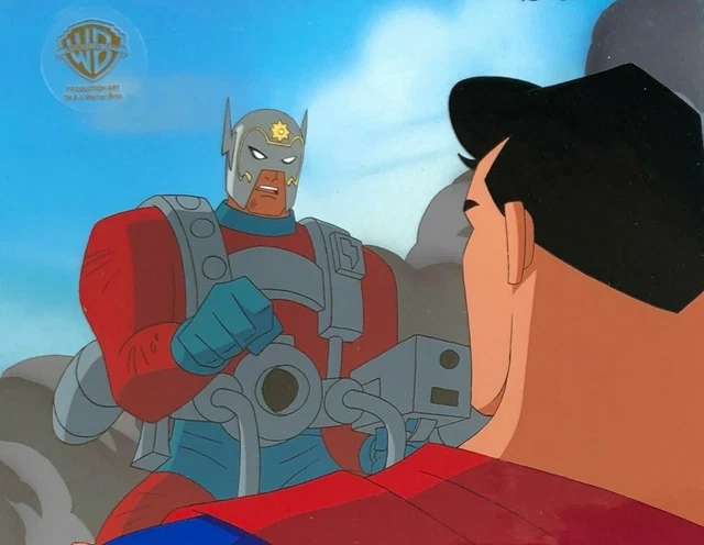 BRUCE TIMM rare SUPERMAN & ORION New Gods cel Apokolips Now STAS BTAS WB COA