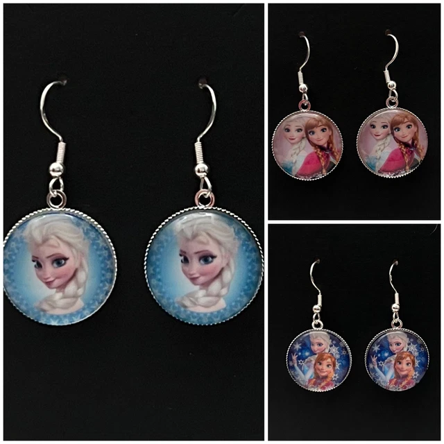 56 Elsa Frozen Disney Princess Kids Girls Earring stickers Party Bag  Fillers