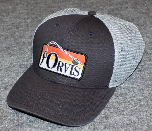 Orvis Fly Fishing Hat Cap Tan Buzz Off Insect Shield L/XL Flexseam Preowned