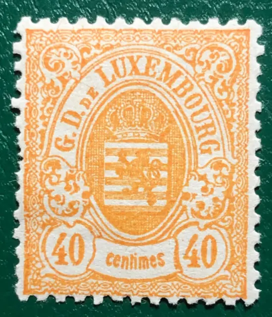 LUXEMBOURG 1880 Wappen  Armoiries 40 c.  Mi 35 Yt 35 MH *