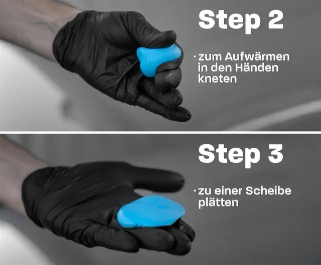 Auto Lack Reinigung contamination removal bar Knete Zubehör ValetPRO gelb Medium 3