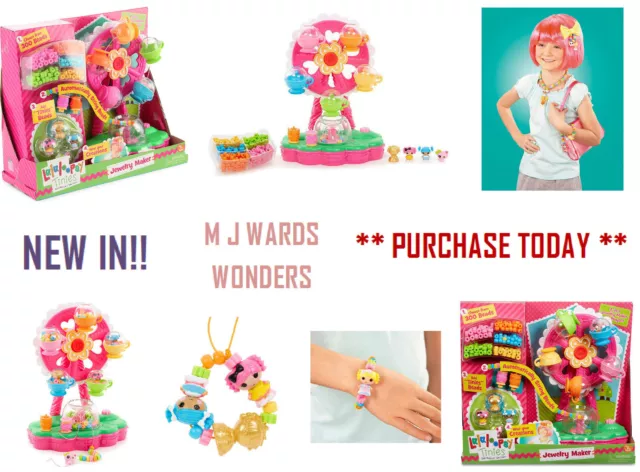 Lalaloopsy Tinies 537809 - 2-in-1 Jewelry Maker and Playset MaFerris Wheel