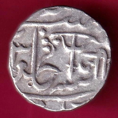 Gwalior State Jayaji Rao 1865-1871 One Rupee Rare silver coin #P41