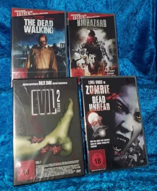 DVD Sammlung Horror Action Thriller Zombies FSK 18 ( NEU & OVP )