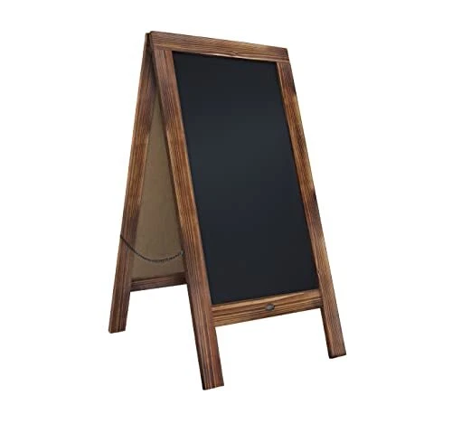 Rustic Magnetic A-Frame Chalkboard Sign/Extra Large 40" x 20" Free Standing C...
