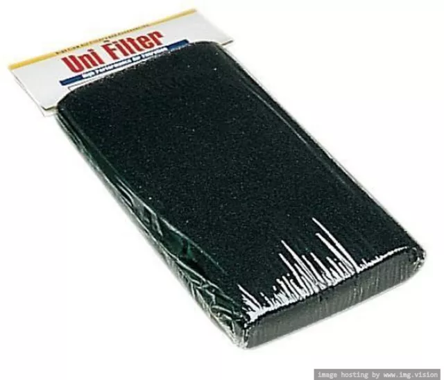 Uni Bulk Coarse Air Filter Foam 30 PPI 12" x 24" x 3/8" Black MADE IN USA NEW