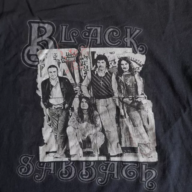 Black Sabbath Shirt Adult XL Ozzy Rock Music Band Graphic Men 2