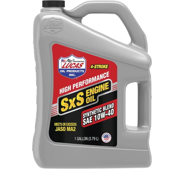 Lucas 11197 Semi-Synthetic SxS Engine Oil 1 gal. 10W40