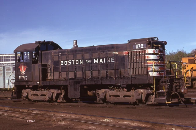 Boston & Maine Railroad      #1176    Original Kodachrome  Slide