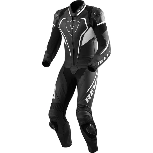 Tuta in pelle Revit Vertex Pro nera da uomo unica moto da corsa tutte le taglie