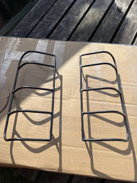 Pair Light Guards For Ford Transit - 3mm Galvanized Aluminum - Truck Trailer Tipper