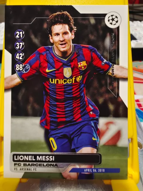 2023-24 TOPPS UCC storica tripletta calcio Lionel Messi FC Barcelona ...