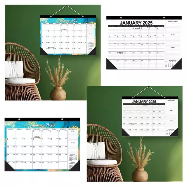 2025 DESKTOP SIMPLE Calendar From January 2025 to June 2026 Lot I9 £14.58 PicClick UK