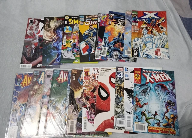 Job Lot Comic Books - Marvel Etc 80s 90s 00s