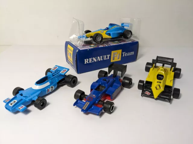 Lot de 4 voitures Miniatures F1 - 1/55 - Divers marques