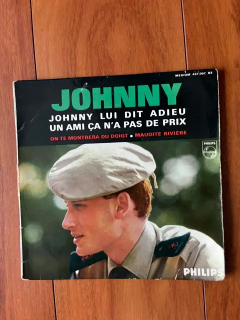 JOHNNY HALLYDAY RARE 45 tours