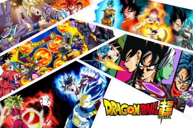 Dragon Ball Poster Cell and Saiyajins at the Cell games 18inx12in