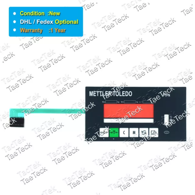Membrane Keypad Switch Keyboard for METTLER TOLEDO XK3123(Panther)PTPN-1800-023#