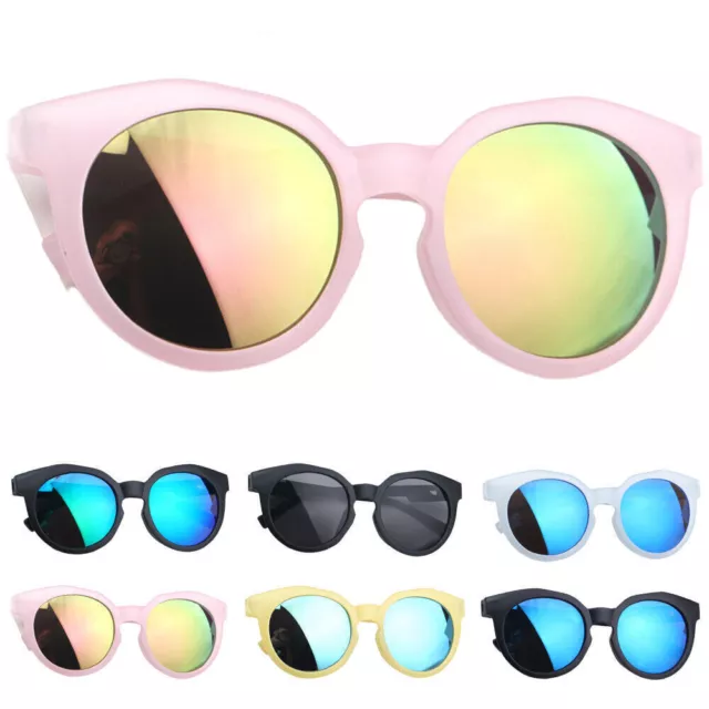Round Goggles Sunglasses UV400 Frame for Toddlers Children Kids Girls Boys Gift 2