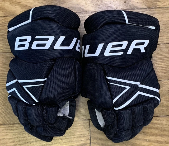 Bauer NSX Youth 8” Hockey Gloves (Med 23cm) Black great condition