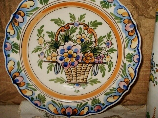 Vintage Delft De Delftse Pauw Ceramic Wall Plate