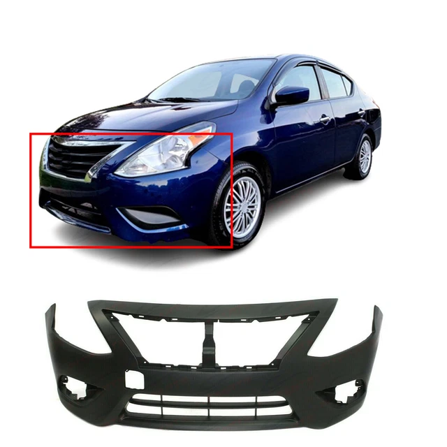 PRIMED FRONT BUMPER Cover Fascia for 20152019 Nissan Versa FBM229KM0J