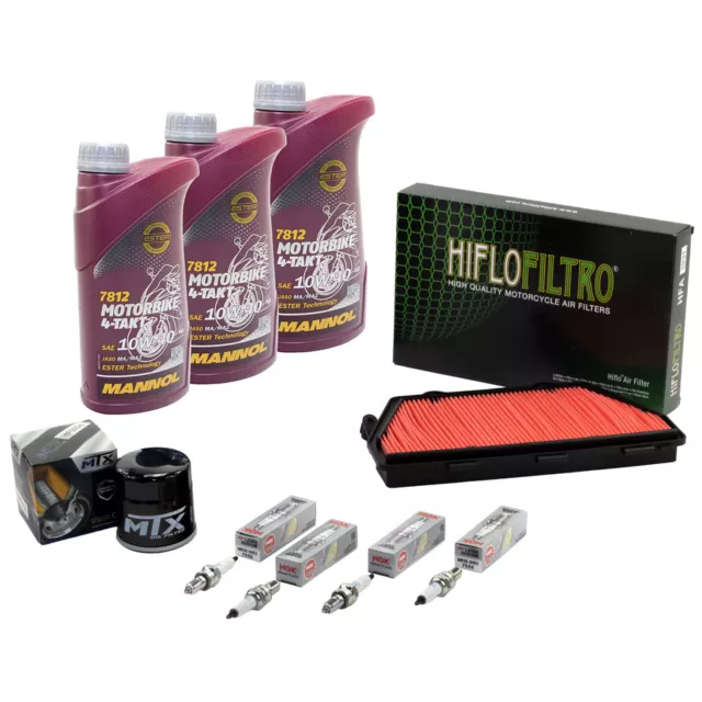 Kit 3L Aceite para Honda CBR 1000RR SC59 08-16 Mantenimiento Filtro De Bujía