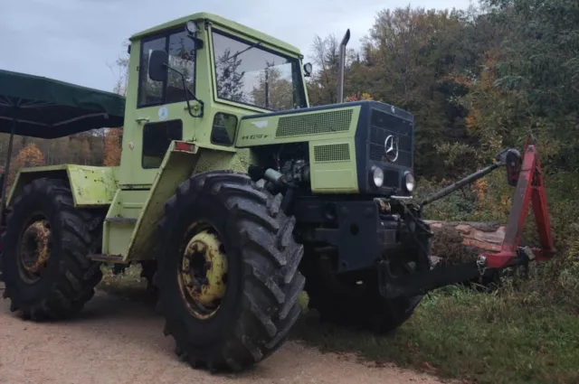 MB Trac 800 Mercedes Oldtimer Traktor Unimog Allrad DIESEL OM 314 Klappscheibe