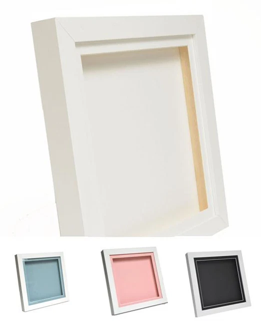 3D Shadow Deep Box Photo Frame for Medal, Flower & Crafts Display. Cube Frames