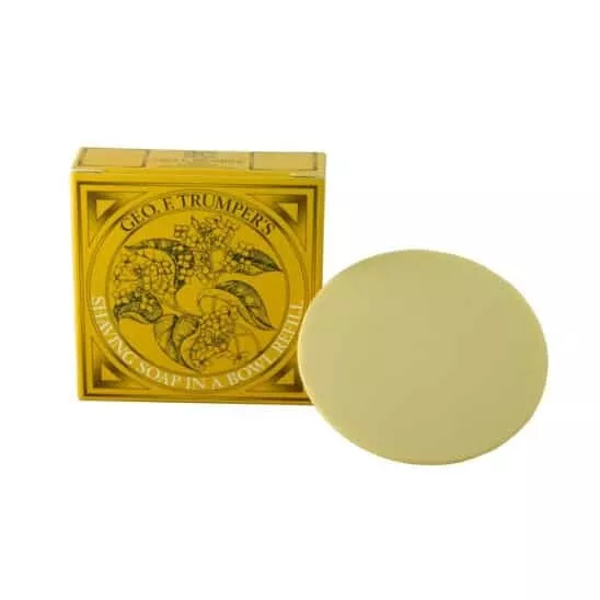 Geo F. Trumper's Sandalwood Shaving Soap In a Bowl Hard Refill 80g Cream