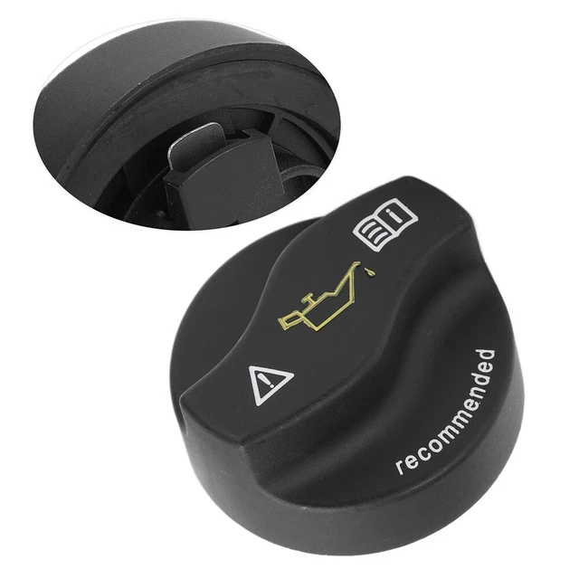 Couvercle De Réservoir (bouchon) De Remplacement - Référence 7700428371, Compatible Renault, En PP Noir