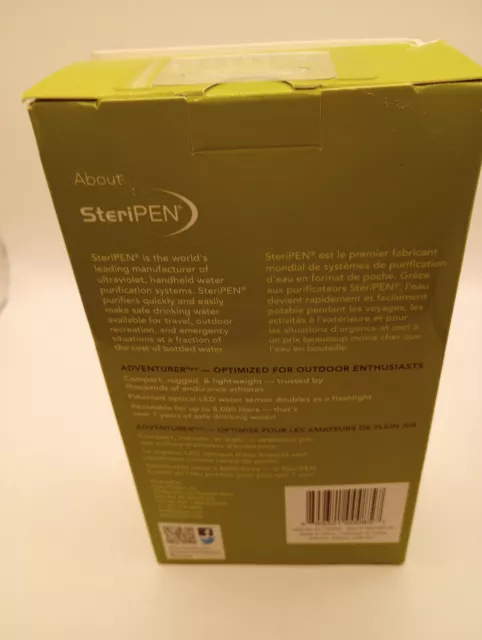 Adventurer Opti SteriPen UV Water Purifier Works in 48 Seconds Travel 3