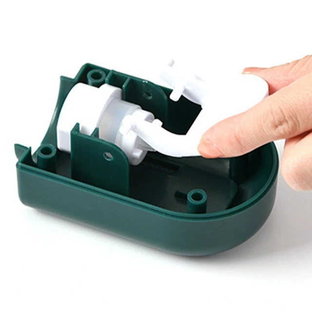 IHave Portaspazzolino Da Parete Con Dispenser Dentifricio E 3 Tazze - Accessorio Bagno Multifunzione, Installazione Adesiva Senza Fori