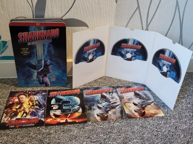 Sharknado The Ultimate Collection Steelbook 3 DVDS Inkl. Postkarten Vollständig