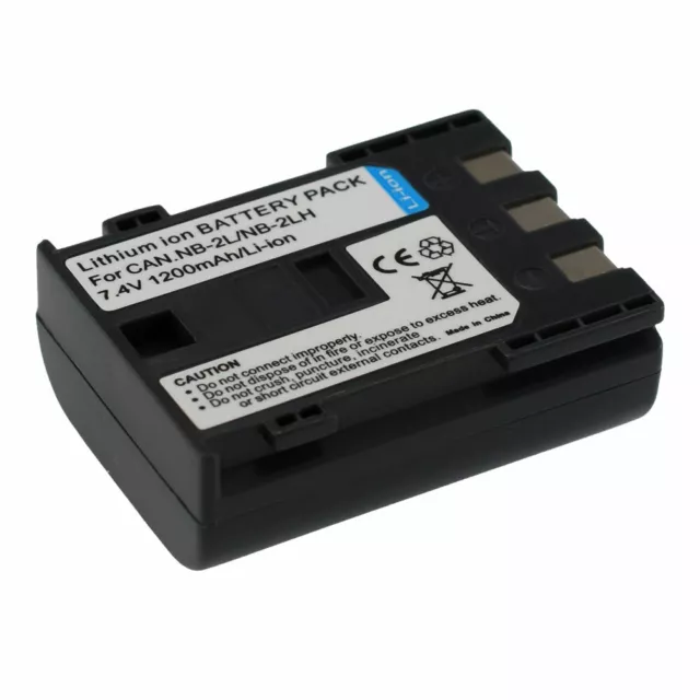 NB-2LH Camera Battery for Canon EOS 400D S80 S70 S50 S60 350D G7 G9 Rebel XT XTi