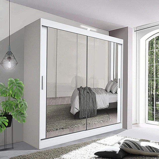 Riviera midi sliding wardrobe sales with lights