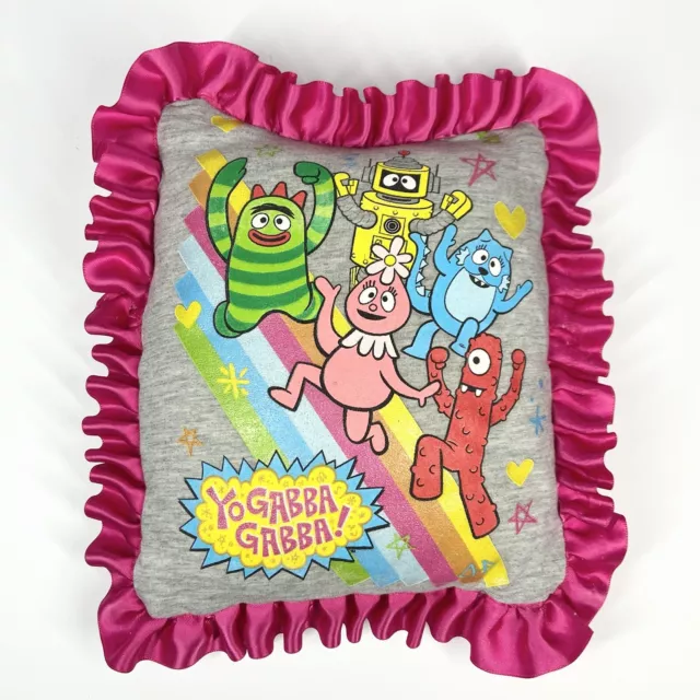 Yo Gabba Gabba Kids Pillow Featuring Brobee, Plex, Toodee, Foofa, & Muno