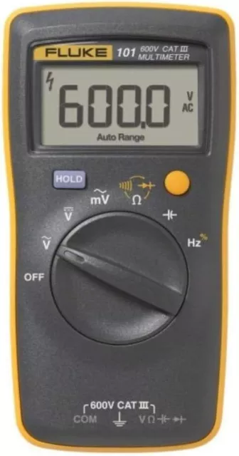 New Fluke 101 Pocket Digital Multimeter Electrical Multi Tester Tool Device 600V