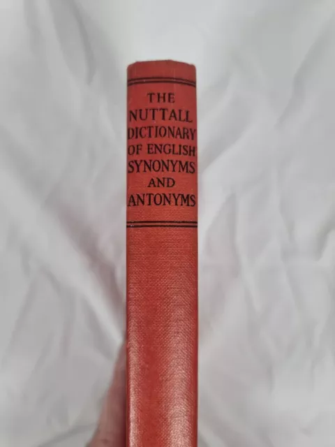 Dennison Synonym Antonym Homonym Dictionary for loose-leaf notebooks 1962