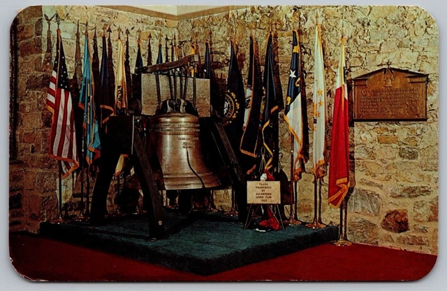Allentown Pennsylvania PA Liberty Bell Shrine Postcard PM Old Greenwich CT WOB