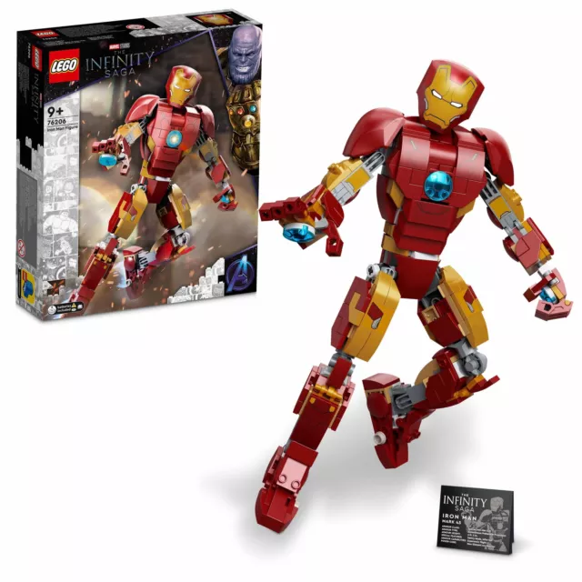 LEGO® Iron Man - Marvel Super Heroes (76206) | Infinity Saga Figur | NEU & OVP