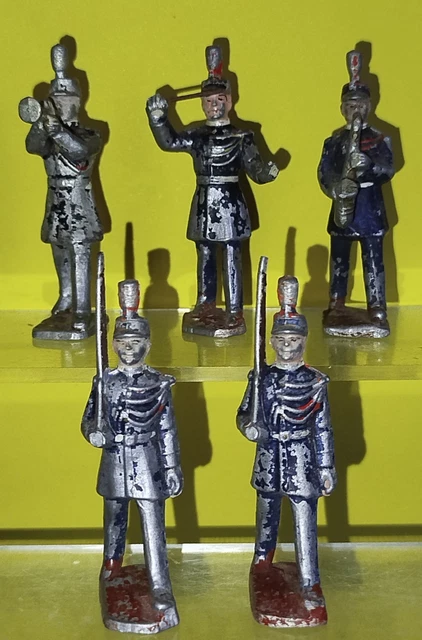 Figurines Quiralu Garde Républicaine - Lot De 3 Musiciens En Défilé (lot 2) - Occasion