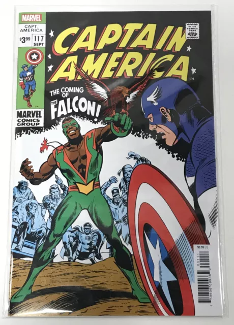 Marvel Comics Captain America #117 Sep 1st Appearance of Falcon Facsimile Key