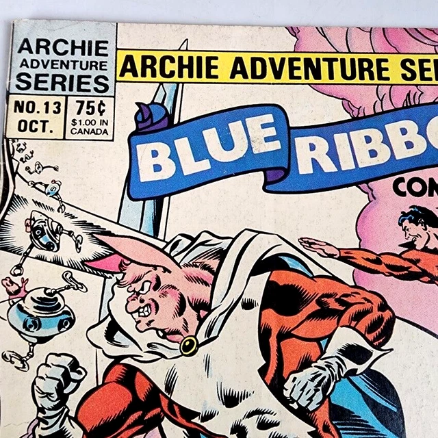 Blue Ribbon Comics #13 Archie Adventure Series Special Ed Thunder Bunny 1984 Oct 2
