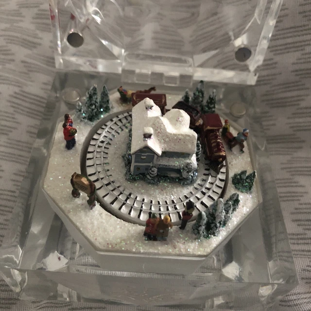 BRADFORD EXCHANGE, THOMAS Kinkade “We Wish You A Merry Christmas